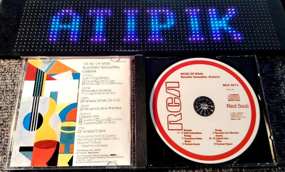 🎸 Kazuhito Yamashita - Music Of Spain : Cd Coleccionista Japonés Ultra Raro En Francia! – photo 3
